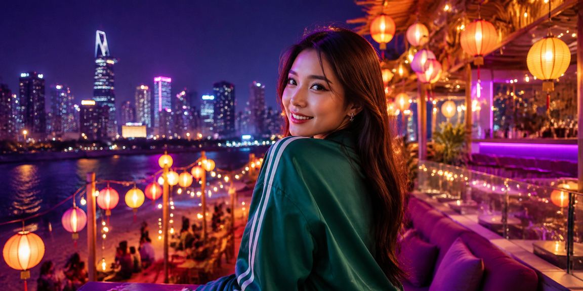 Không khí Thành phố Hồ Chí Minh với đèn lồng và gợi ý nạp tiền mobile