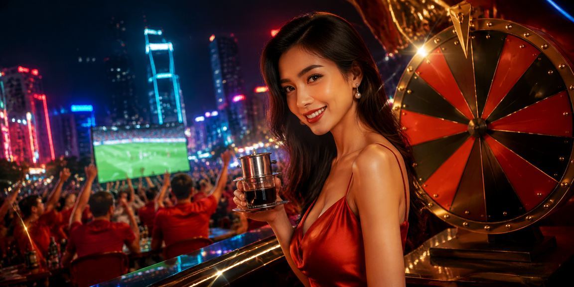 Không gian cà phê TP Hồ Chí Minh với hoạt động quay thưởng may mắn