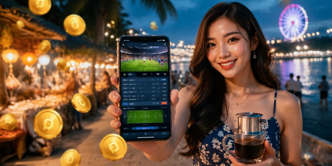Cà phê Phú Quốc với không khí theo dõi thể thao và truy cập di động